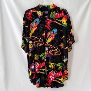 Planet Hollywood Tropical Hawaiian Space Shirt XL